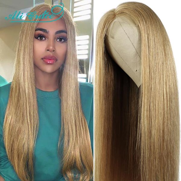 ali grace light brown color 27 straight lace closure wig with baby hair 10-26inch pre-plucked brazilian 4x4 straight closure wig, Black;brown
ali grace light brown color 27 straight lace closure wig with baby hair 10-26inch pre-plucked brazilian 4x4 straight closure wig, Black;brown