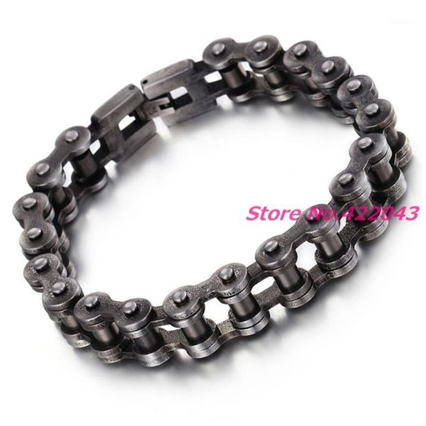 charming 12.5mm wide 316l stainless steel biker motorcycle men's boy's accessories wholesale gift jewelry 9" long1, Black
charming 12.5mm wide 316l stainless steel biker motorcycle men's boy's accessories wholesale gift jewelry 9" long1, Black