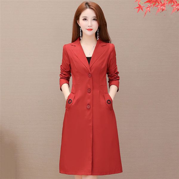 2021 new trench female -4xl plus size new korean fall lean single-breasted chic long women's blouse s7kz, Tan;black 
2021 new trench female -4xl plus size new korean fall lean single-breasted chic long women's blouse s7kz, Tan;black