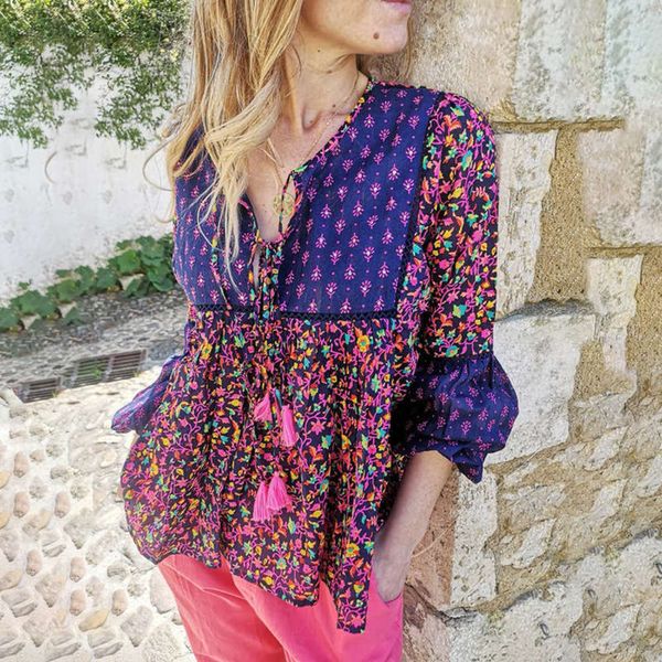 ethnic double sleeve tassel storm long ximia positioning printed baby lace small floral shirt, Black;gray
ethnic double sleeve tassel storm long ximia positioning printed baby lace small floral shirt, Black;gray