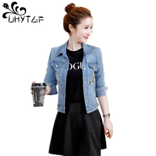 women's jackets uhytgf 2021 jeans jacket light blue bomber short denim thin casualjeans coat long sleeve 2xl outwear coats x221, Black;brown
women's jackets uhytgf 2021 jeans jacket light blue bomber short denim thin casualjeans coat long sleeve 2xl outwear coats x221, Black;brown