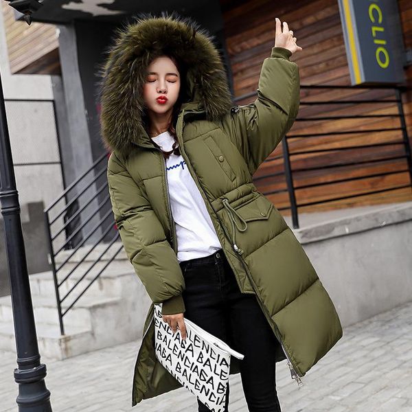 women's down & parkas 2021 parka women winter coats long cotton casual fur hooded jackets thick warm female overcoat coat my51, Black
women's down & parkas 2021 parka women winter coats long cotton casual fur hooded jackets thick warm female overcoat coat my51, Black