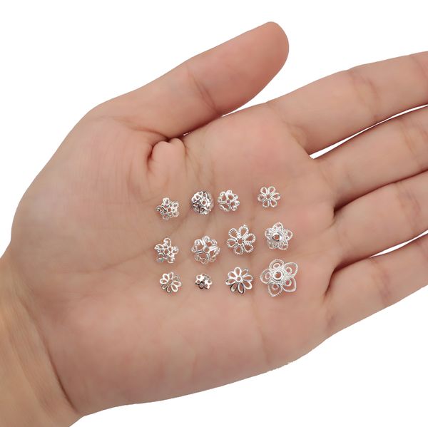 5-8mm a pair 925 sterling silver flower bead caps end loose beads for necklace&bracelet jewelry making findings
5-8mm a pair 925 sterling silver flower bead caps end loose beads for necklace&bracelet jewelry making findings