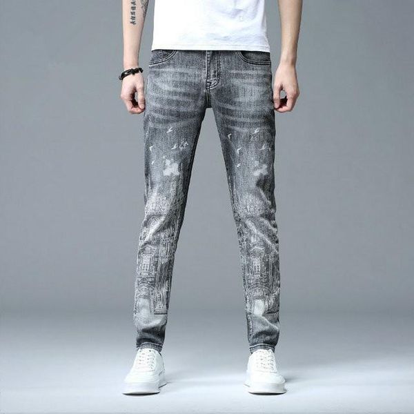 luxury pants ripped distressed jeans men's stretch torn skinny motorcycle jeans embroidery slim ragged jeans suitable for destruction o, Blue
luxury pants ripped distressed jeans men's stretch torn skinny motorcycle jeans embroidery slim ragged jeans suitable for destruction o, Blue