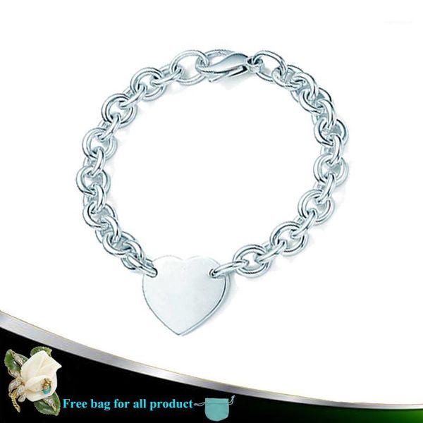 fashion original s925 sterling silver heart bracelet bangles for women jewelry valentine birthday gift1, Black
fashion original s925 sterling silver heart bracelet bangles for women jewelry valentine birthday gift1, Black