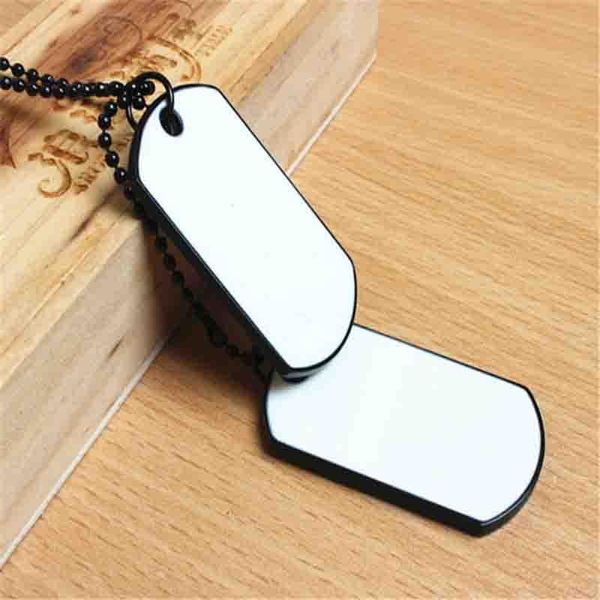 pendant necklaces fashion cool army tactical style black 2 dog tags chain necklace for men jewelry 1066, Silver
pendant necklaces fashion cool army tactical style black 2 dog tags chain necklace for men jewelry 1066, Silver