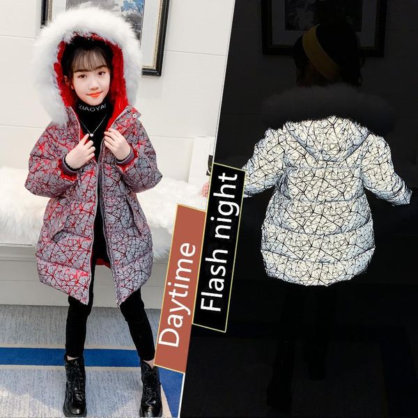 winter baby girls outerwear warm cotton coats reflective material print jacket fur hooded 4 6 8 9 10 11 12 years girls overcoat, Blue;gray
winter baby girls outerwear warm cotton coats reflective material print jacket fur hooded 4 6 8 9 10 11 12 years girls overcoat, Blue;gray