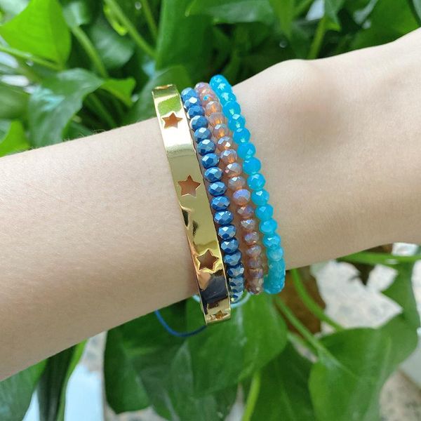 gold filled brass stars open cuff bangles bracelets for women jewelry, Black
gold filled brass stars open cuff bangles bracelets for women jewelry, Black