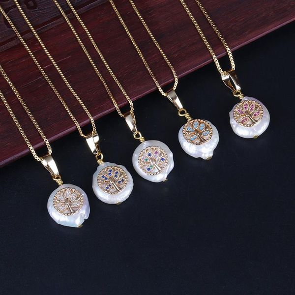 chokers tiny cz crystal paved tree of life charm natural freshwater pearl bead dainty gold link chain pendant choker necklaces for women, Golden;silver
chokers tiny cz crystal paved tree of life charm natural freshwater pearl bead dainty gold link chain pendant choker necklaces for women, Golden;silver