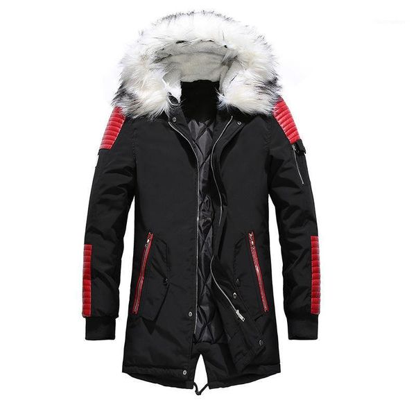 new men's winter long parkas 2020 thick hooded fur collar coats men overcoats casual cotton jackets male warm outerwear jackets1, Black
new men's winter long parkas 2020 thick hooded fur collar coats men overcoats casual cotton jackets male warm outerwear jackets1, Black