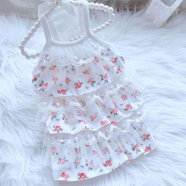 flower print princess cake dress lace cotton sleeveless vest skirt for small dogs evening party dress summer girls puppy clothes1
flower print princess cake dress lace cotton sleeveless vest skirt for small dogs evening party dress summer girls puppy clothes1