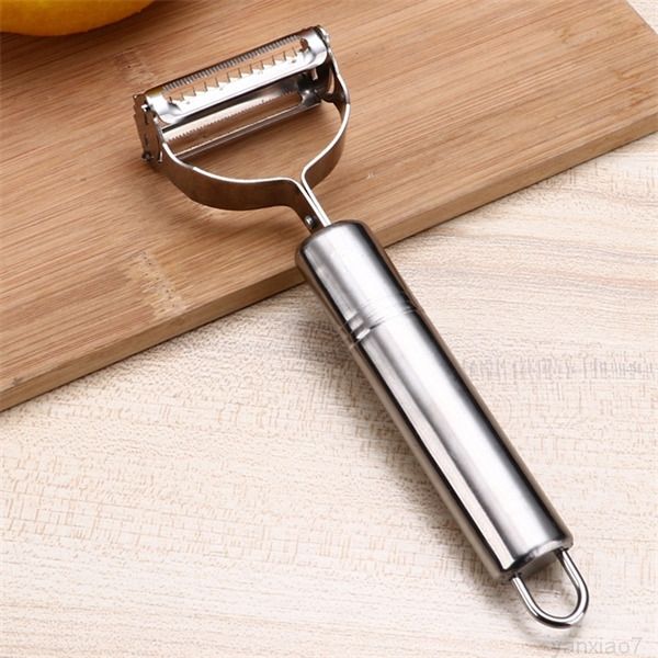 2 in 1 fruit peeler creative stainless steel potato slicer julienne cutter vegetable kitchen tools
2 in 1 fruit peeler creative stainless steel potato slicer julienne cutter vegetable kitchen tools