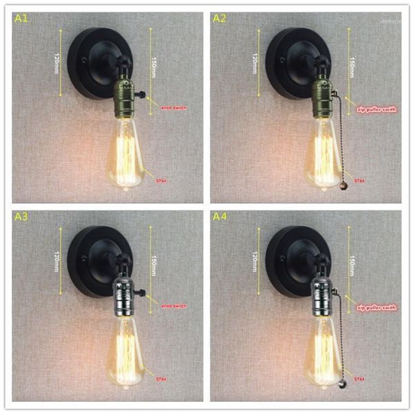 wall lamp vintage edison e26 retro iron lampshade cage guard light fixture for aisle balcony home decoration lamp1
wall lamp vintage edison e26 retro iron lampshade cage guard light fixture for aisle balcony home decoration lamp1