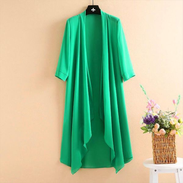 new 2021 summer women chiffon long cardigan casual plus size 4xl black thin outerwear womens lace coats casaco feminino, Black;brown
new 2021 summer women chiffon long cardigan casual plus size 4xl black thin outerwear womens lace coats casaco feminino, Black;brown