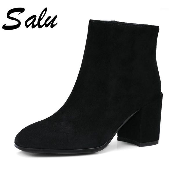 boots salu fashion women ankle autumn winter warm kid suede high heels shoes woman elegant office lady size 41 42 431, Black
boots salu fashion women ankle autumn winter warm kid suede high heels shoes woman elegant office lady size 41 42 431, Black