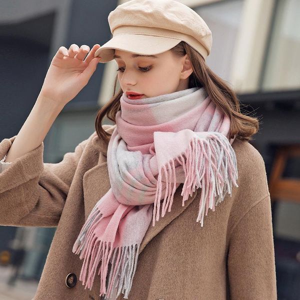 scarves autumn wool scarf winter women 2021 outdoor lattice shawls and wraps for ladies large plaid echarpe stole, Blue;gray
scarves autumn wool scarf winter women 2021 outdoor lattice shawls and wraps for ladies large plaid echarpe stole, Blue;gray