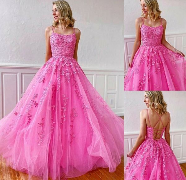 robe de marrige applique lace up backless prom dresses long a line tulle women party formal evening gowns, Black
robe de marrige applique lace up backless prom dresses long a line tulle women party formal evening gowns, Black