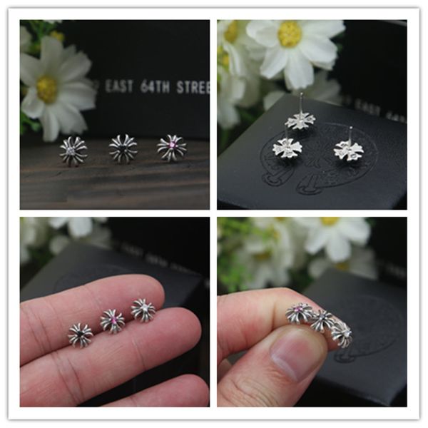 925 sterling silver crosses stud earrings with stones american europe antique silver handmade designer gothic punk vintage luxury jewelry, Golden;silver
925 sterling silver crosses stud earrings with stones american europe antique silver handmade designer gothic punk vintage luxury jewelry, Golden;silver