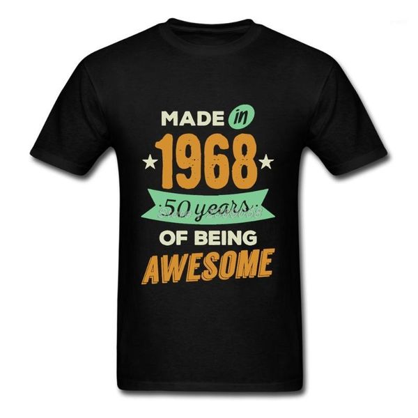 men's t-shirts brand clothing t-shirt made in 1968 50 years birthday gift latest short sleeve t shirts1, White;black
men's t-shirts brand clothing t-shirt made in 1968 50 years birthday gift latest short sleeve t shirts1, White;black