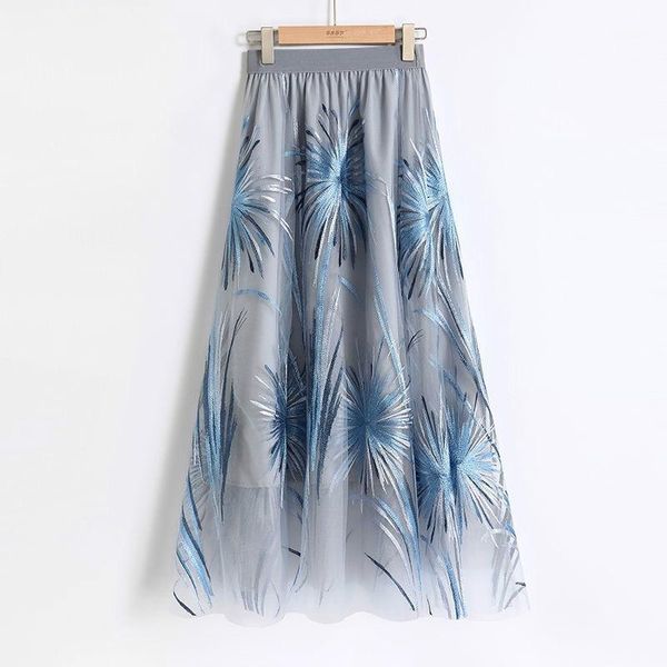 2020 new spring summer women vintage mesh patchwork pleated long skirts ladies elastic high waist tulle a-line skirts m221, Black
2020 new spring summer women vintage mesh patchwork pleated long skirts ladies elastic high waist tulle a-line skirts m221, Black