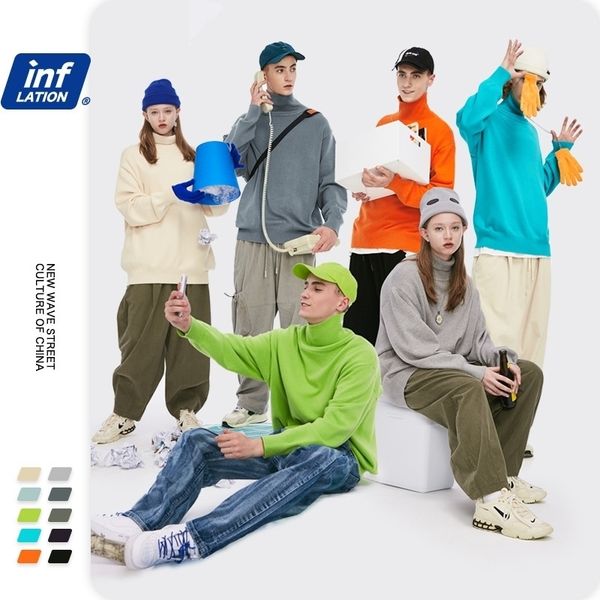 inflation men solid color sweater fw warm turtleneck sweater for winter oversized hip hop sweater men women pullover 1881w 201105, White;black
inflation men solid color sweater fw warm turtleneck sweater for winter oversized hip hop sweater men women pullover 1881w 201105, White;black
