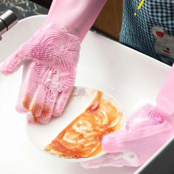 disposable gloves a pair dishwashing kitchen silicone cleaning magic dish washing for household scrubber ax-2
disposable gloves a pair dishwashing kitchen silicone cleaning magic dish washing for household scrubber ax-2