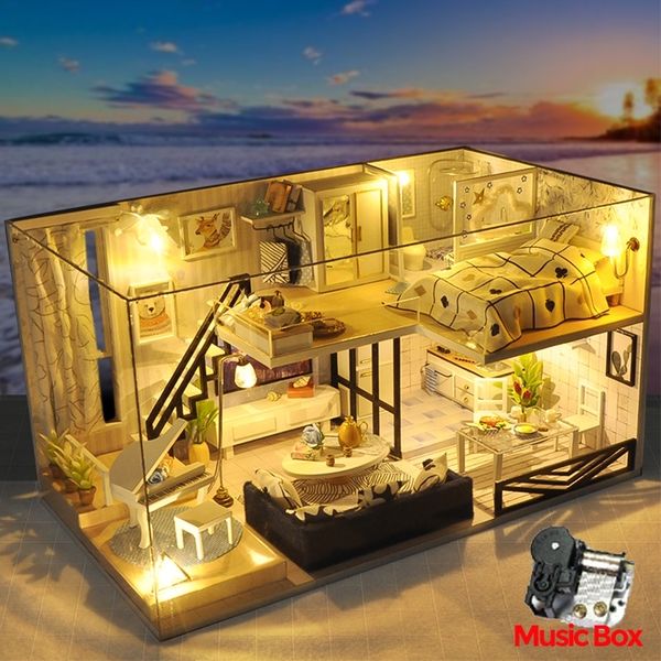 diy doll house furnitures miniature doll house dust cover wooden dollhouse light house for dolls handmade toys for children #e y200413
diy doll house furnitures miniature doll house dust cover wooden dollhouse light house for dolls handmade toys for children #e y200413