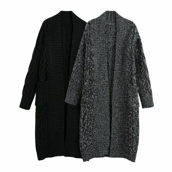 casual puwd woman loose without knitted buckle jacket 2020 fashion ladies soft autumn oversized female cardigan chic long coats, White;black
casual puwd woman loose without knitted buckle jacket 2020 fashion ladies soft autumn oversized female cardigan chic long coats, White;black
