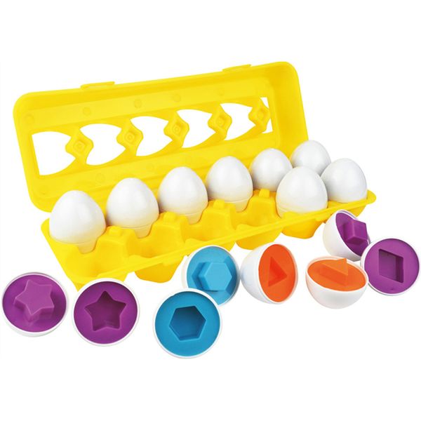 12 piece baby egg set toy puzzle game recognition color shape counting kid egg pairing toy fun educational toy child gift q0115
12 piece baby egg set toy puzzle game recognition color shape counting kid egg pairing toy fun educational toy child gift q0115