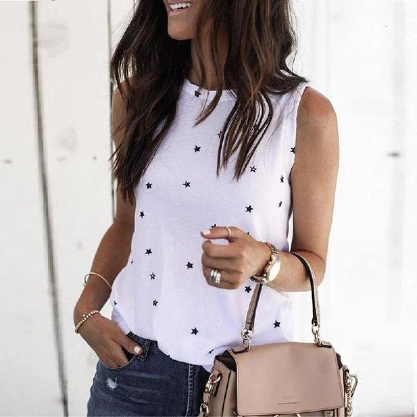 women sleeveless t-shirts 2020 summer digital star printing o neck slim t-shirt ladies white streetwear office camisas mujer
women sleeveless t-shirts 2020 summer digital star printing o neck slim t-shirt ladies white streetwear office camisas mujer