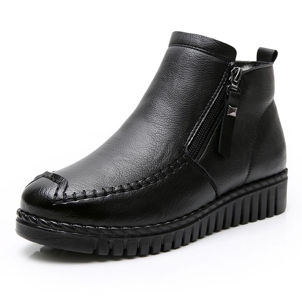 gktinoo snow winter flat heels ankle boots women warm platform shoes genuine leather thick wool fur booties y200915, Black
gktinoo snow winter flat heels ankle boots women warm platform shoes genuine leather thick wool fur booties y200915, Black