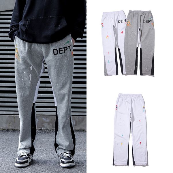 new arrivals 20fw gallery dept paint sweatpants high street oversize hip-hop stitching color pants men women couples pants 1116, Black
new arrivals 20fw gallery dept paint sweatpants high street oversize hip-hop stitching color pants men women couples pants 1116, Black