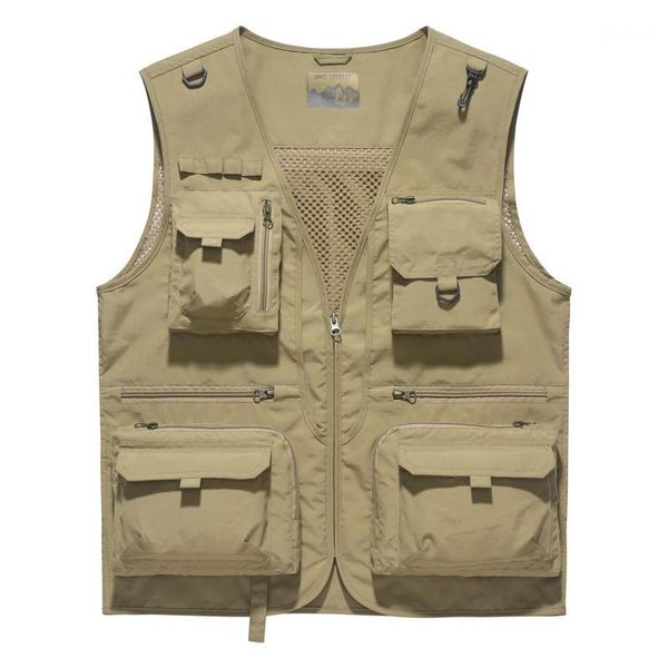 fishing vests quick breathable multi pocket mesh vest sleeveless jackets unloading pgraphy hiking vest fish vest,ga2831, Black;white
fishing vests quick breathable multi pocket mesh vest sleeveless jackets unloading pgraphy hiking vest fish vest,ga2831, Black;white