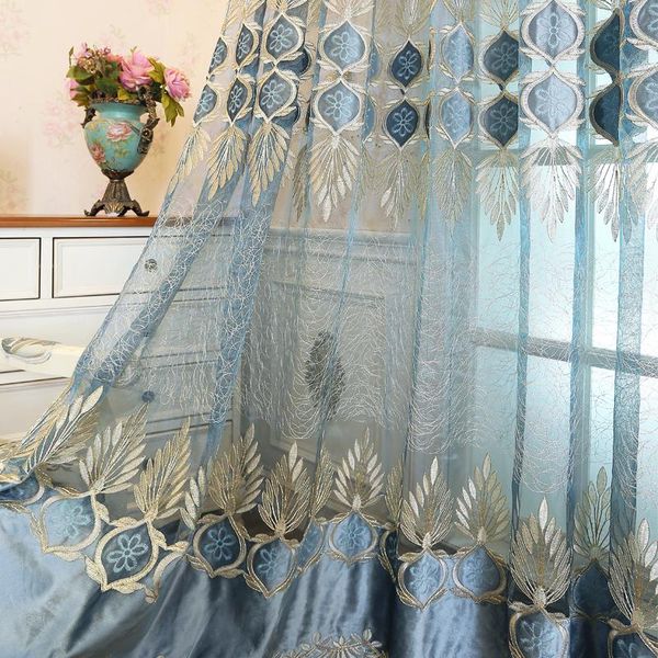 blue elegant lace screens luxury european tulle curtains for living room bedroom royal home decoration sheer panel m088#4
blue elegant lace screens luxury european tulle curtains for living room bedroom royal home decoration sheer panel m088#4