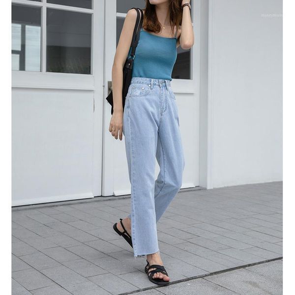 women's jeans summer easing of tall waist straight embroidery female han edition thin models show trousers torn edges1, Blue
women's jeans summer easing of tall waist straight embroidery female han edition thin models show trousers torn edges1, Blue