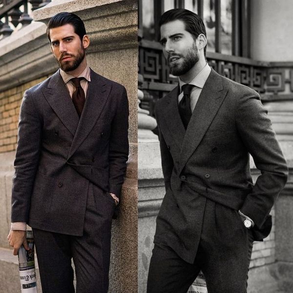 grey double breasted wedding tuxedos formal business men coat suits prom party blazer jacket (jacket+pants), Black;gray
grey double breasted wedding tuxedos formal business men coat suits prom party blazer jacket (jacket+pants), Black;gray
