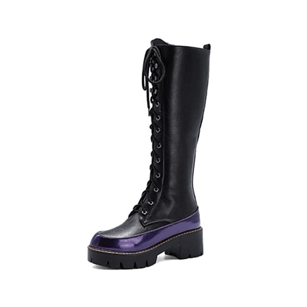 2021 новая вечеринка в стиле pient pinkie toe knee high-tile-up соответствующая серпантинская платформа среднего толстого пятки на каблуках, Black
2021 новая вечеринка в стиле pient pinkie toe knee high-tile-up соответствующая серпантинская платформа среднего толстого пятки на каблуках, Black