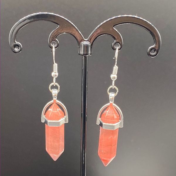 10 pairs silver plated hexagon column cherry quartz dangle earrings for women lapis lazuli fashion jewelry
10 pairs silver plated hexagon column cherry quartz dangle earrings for women lapis lazuli fashion jewelry