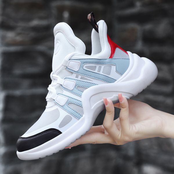 brand platform sneakers women casual vulcanized shoes breathable mesh chunky sneakers female fashion anti-slip walking trainers c1120, Black
brand platform sneakers women casual vulcanized shoes breathable mesh chunky sneakers female fashion anti-slip walking trainers c1120, Black