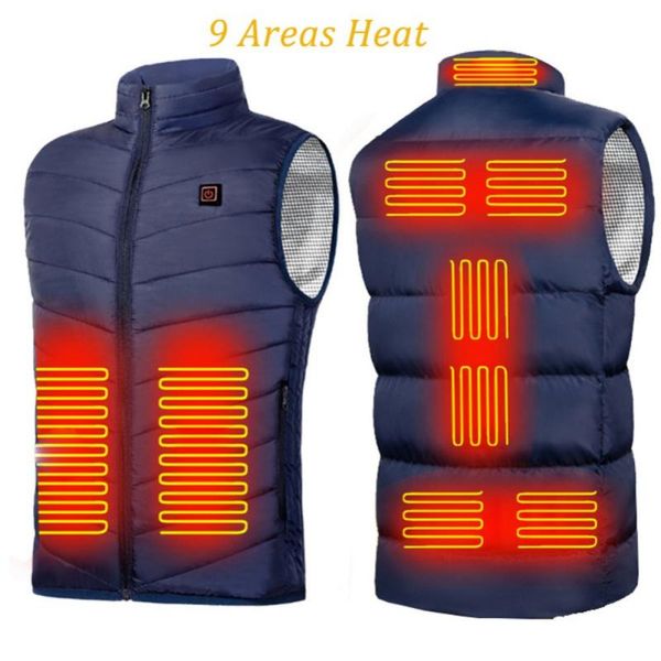 9 areas vest jacket usb men winter electric heated sleeveless jacket outdoor sports
9 areas vest jacket usb men winter electric heated sleeveless jacket outdoor sports