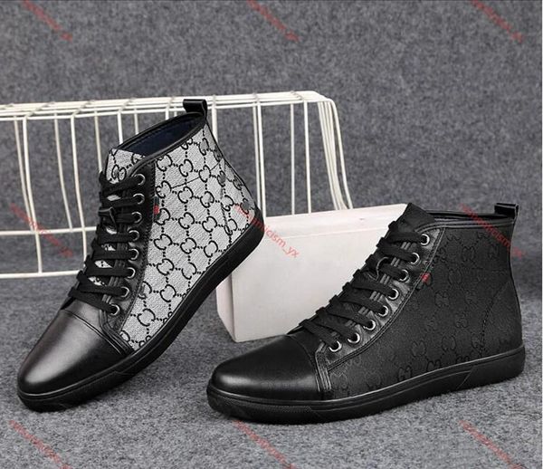 new style men's fashion embroidery luxury fashion high sneakers printed casual shoes men's lace-up microfiber size 38-45, Black
new style men's fashion embroidery luxury fashion high sneakers printed casual shoes men's lace-up microfiber size 38-45, Black