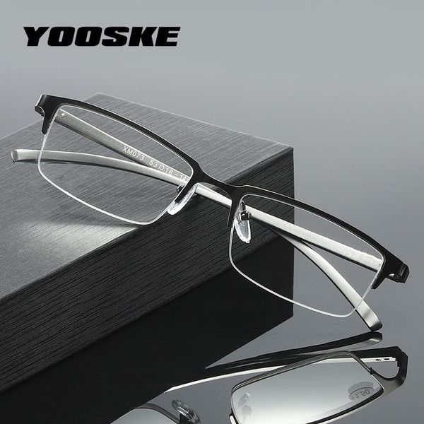 fashion sunglasses frames yooske aluminum magnesium glasses men business blue film eyeglasses half frame optical computer spectacles, Black
fashion sunglasses frames yooske aluminum magnesium glasses men business blue film eyeglasses half frame optical computer spectacles, Black