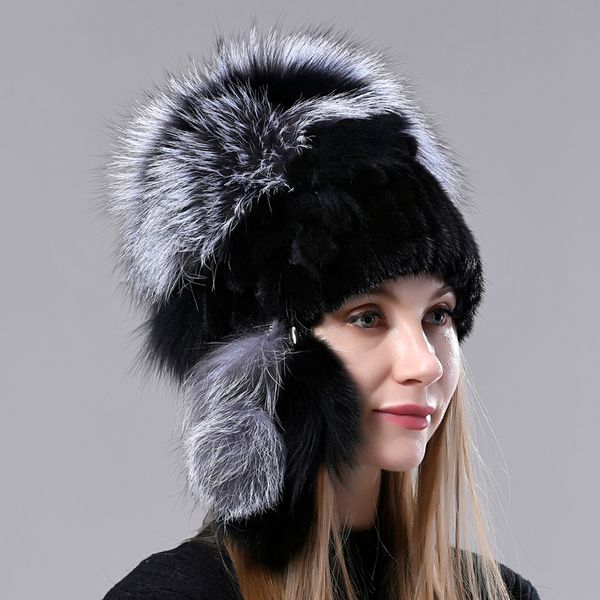 skin of natural knitted or crocheted mink with girly tail girl fashion women's royal fur hats, Blue;gray
skin of natural knitted or crocheted mink with girly tail girl fashion women's royal fur hats, Blue;gray