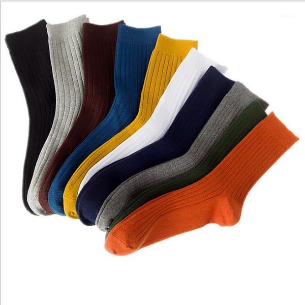 10 pairs / bag men's socks solid color vertical strip cotton tube deodorant sweat-absorbent casual men's tube socks trend1, Black
10 pairs / bag men's socks solid color vertical strip cotton tube deodorant sweat-absorbent casual men's tube socks trend1, Black