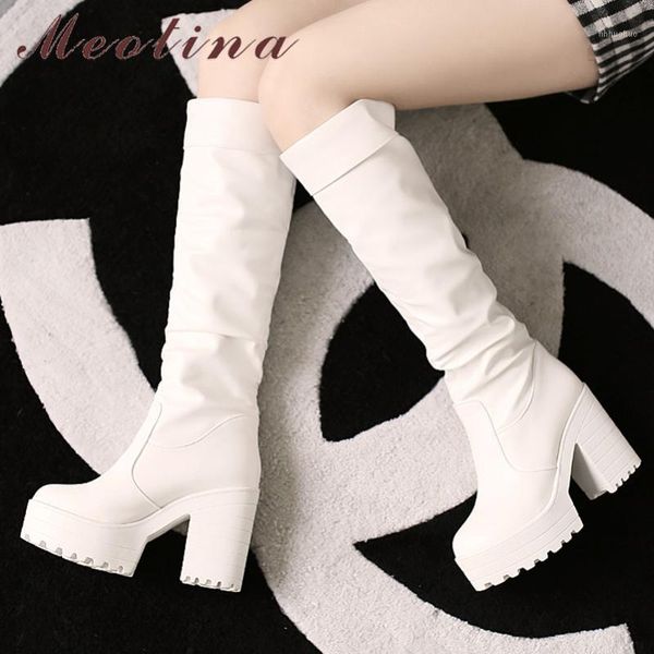 boots meotina winter knee high women pleated platform square heels long super heel shoes female autumn big size 33-431, Black
boots meotina winter knee high women pleated platform square heels long super heel shoes female autumn big size 33-431, Black