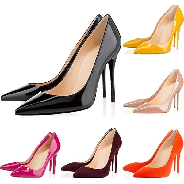 women shoes red bottoms high heels pointed toe sole 8cm 10cm 12cm pumps come dust bags wedding shoes size 36-42, Black
women shoes red bottoms high heels pointed toe sole 8cm 10cm 12cm pumps come dust bags wedding shoes size 36-42, Black