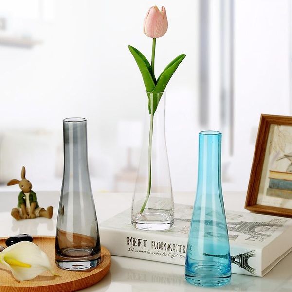transparent glass vases fresh and simple small vase home dining table small mouth slender rose vase mini living room decoration
transparent glass vases fresh and simple small vase home dining table small mouth slender rose vase mini living room decoration