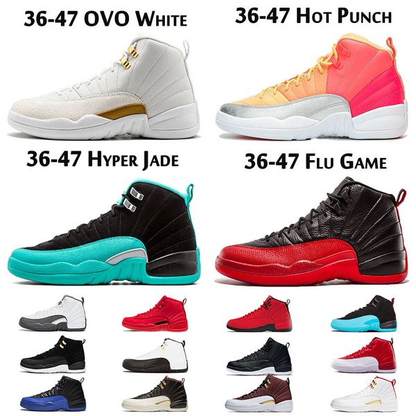 hight quaility women men 12s basketball shoes 12 new punch flu game hyper jade sneakers sports shoes size 36-47, White;red
hight quaility women men 12s basketball shoes 12 new punch flu game hyper jade sneakers sports shoes size 36-47, White;red