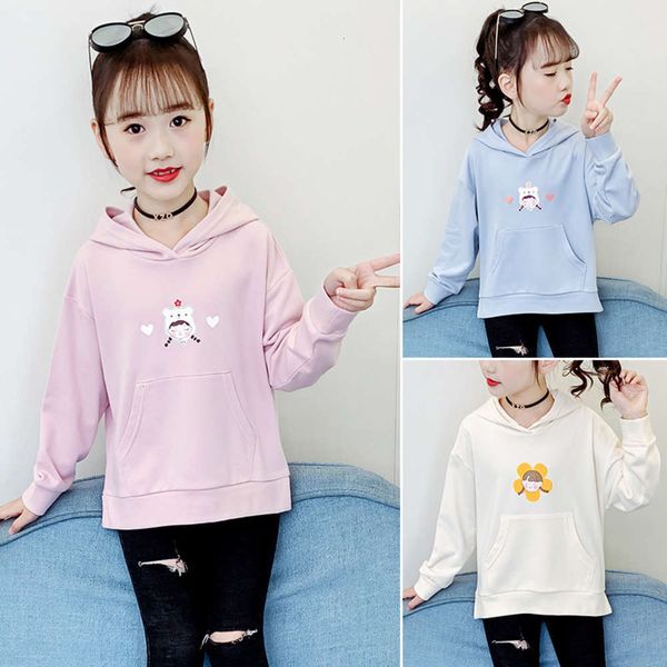 2020 girls' hooded sweater new autumn cute print medium and large pullover korean foreign sle children's top, Black
2020 girls' hooded sweater new autumn cute print medium and large pullover korean foreign sle children's top, Black