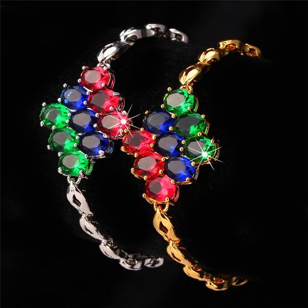 new beautiful yellow gold color cubic zircon bracelet bangle 3 colors stone women bracelet fashion jewelry mgc h497, Golden;silver
new beautiful yellow gold color cubic zircon bracelet bangle 3 colors stone women bracelet fashion jewelry mgc h497, Golden;silver